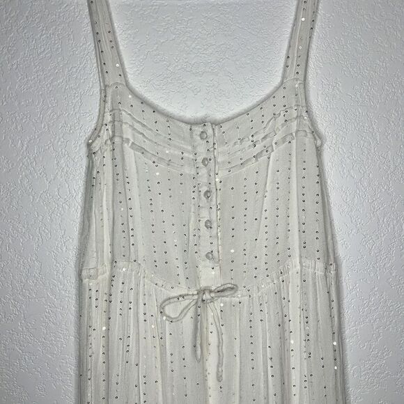 New Sundress Lucia Maxi Dress in Precieuse White XS/S - Picture 4 of 15